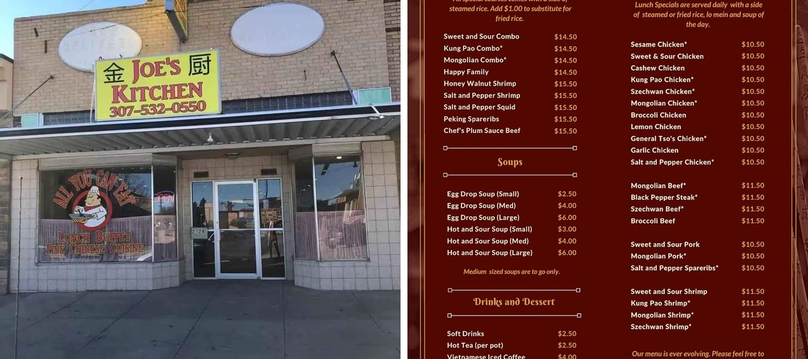 Joe's Kitchen Torrington WY